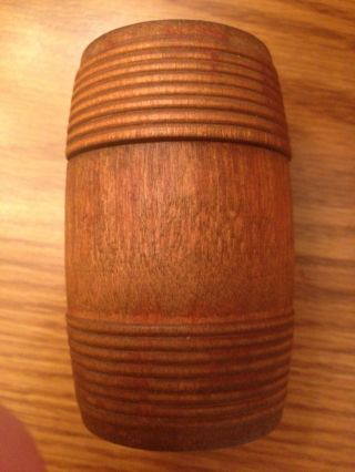 Antique Small Wooden Tobacco Storage Barrel photo