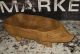 Pig Bowl Trencher Table Centerpiece - Fruit/candle Primitive Wood Style Decor Primitives photo 2