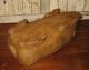 Pig Bowl Trencher Table Centerpiece - Fruit/candle Primitive Wood Style Decor Primitives photo 3