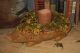 Pig Bowl Trencher Table Centerpiece - Fruit/candle Primitive Wood Style Decor Primitives photo 7