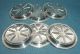 Old Silverplate Wmf Germany Set Six 6 Dishes Coasters Plates Platters 3.  80 