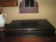 X - Large Primitive Colonial Lamp Black Hue Keepsake Wood Document Box Keeping Primitives photo 1