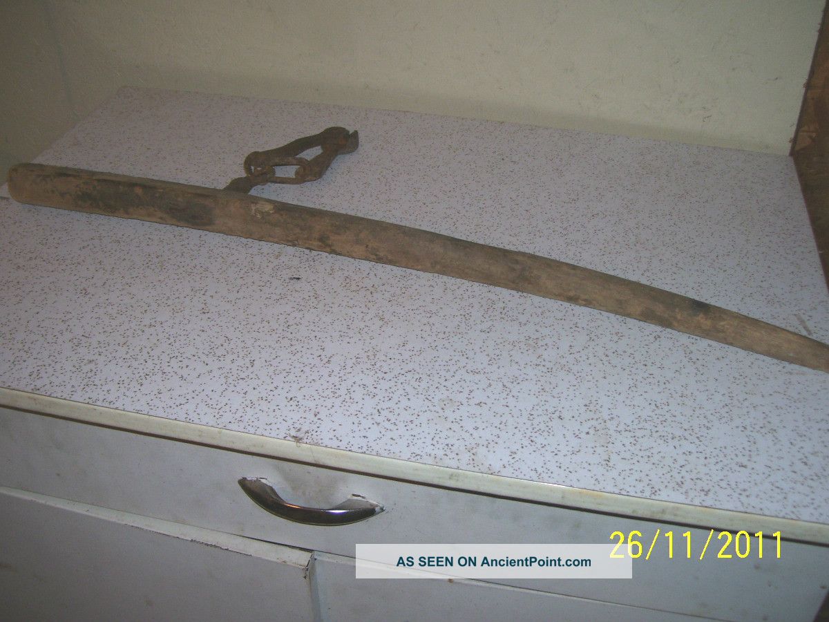 Primitive Fence Wire Stretcher,  Handcrafted Farming Tool,  Antique Display Item Primitives photo