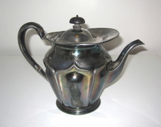 Antique Art Nouveau Atkin Brothers Of Sheffield Silver Plated Teapot photo