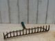 Old Rusty Green Iron Rake Heads Garden Tool Decor Primitives photo 3