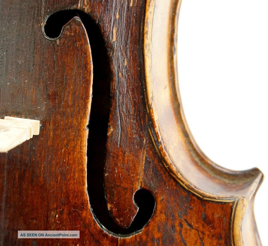 Ancient 17th Century Antique Violin,  Brescian School,  Ready - To - Play String photo