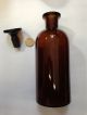 Rare American Brown Antique Chemist Pharmacy Apothecary Bottle Jar Other photo 1