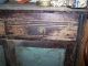 Antique Jelly Cabinet Painted Black Shabby Primitive Storage Jam Pie Safe Tin 1800-1899 photo 1