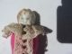 Antique Bisque Head Doll Pin Cushion Marotte 5 