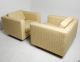 Pair Of Large Scale Cube Club Chairs By Milo Baughman For Thayer Coggin Post-1950 photo 2