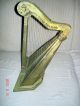 Aafa Antique Wooden Harp Table Model Diminutive Sample Size Display Primitives photo 1
