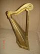 Aafa Antique Wooden Harp Table Model Diminutive Sample Size Display Primitives photo 3