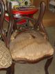 Antique Open Back Parlor Set Of 5 Chairs + Bonus Fixer Upper (local Pick Up) 1900-1950 photo 6