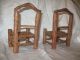 Antique 5 Piece Rustic Adirondack Miniature Twig Set 4 Chairs Table Circa 1910 Other photo 3