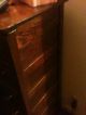 Vintage 40 ' S Mission Style Dark Oak 5 Drawer Chest W/skeleton Lock And Key Incl 1900-1950 photo 4