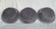 Of 3 Old Round Bread Pans Primitives photo 2