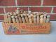 Antique Wooden Windsor Club Cheese Box Pauly & Pauly With Vintage Clothes Pins Primitives photo 1