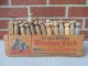 Antique Wooden Windsor Club Cheese Box Pauly & Pauly With Vintage Clothes Pins Primitives photo 6
