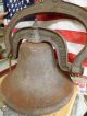 Antique Bell 1800’s 100 + Cast Iron Usa Alabama Nr Primitives photo 3