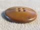 Antique Chunky Cream Brown Swirl Bakelite Coat Button 4 Hole Sew On Sturdy 1 1/8 Buttons photo 3