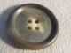 Antique Chunky Cream Gray Swirl Bakelite Coat Button 4 Hole Sew On Sturdy 1 1/4 Buttons photo 4