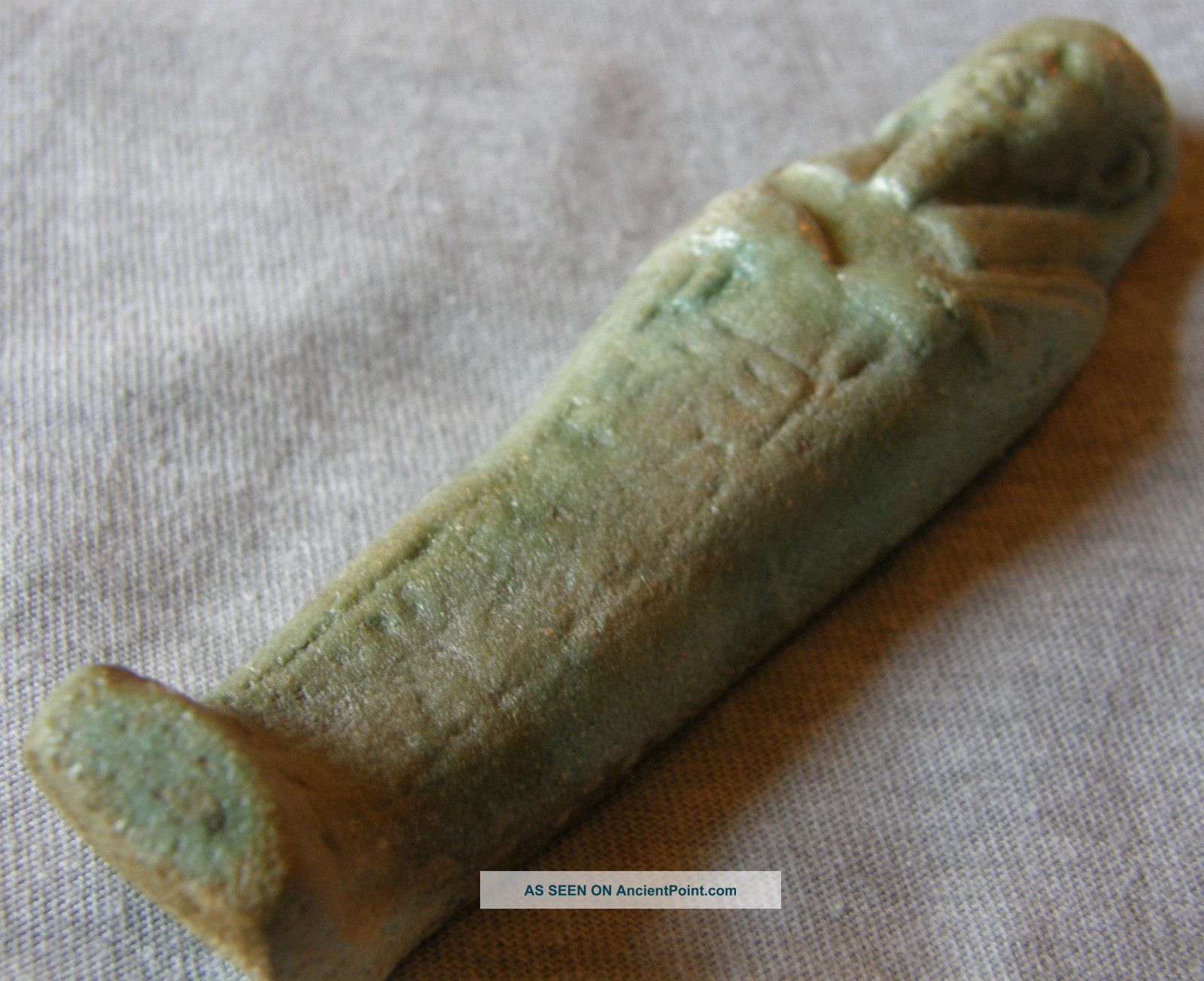 Antique Ancient Egyptian Dynastic Ushabti Figure C500 - 400 Bc Egyptian photo