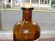 Amber Early 1900s Valentine H.  Smith Quassia Labeled Medicine Bottle Bottles & Jars photo 2