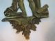 Antique 1700s Medical Doctors Brass Advertising Door Plaque High Relief Rare Metalware photo 11