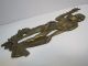 Antique 1700s Medical Doctors Brass Advertising Door Plaque High Relief Rare Metalware photo 6