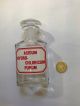 Rare Crystal Hydrochloric Acid Antique Chemist Pharmacy Apothecary Bottle Jar Other photo 1
