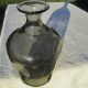 Mid - Century Modern Design Applied Top Ground Pontil 8 Sided Smoked Glass Bottle Mid-Century Modernism photo 2