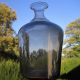 Mid - Century Modern Design Applied Top Ground Pontil 8 Sided Smoked Glass Bottle Mid-Century Modernism photo 4