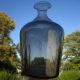 Mid - Century Modern Design Applied Top Ground Pontil 8 Sided Smoked Glass Bottle Mid-Century Modernism photo 5
