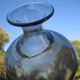 Mid - Century Modern Design Applied Top Ground Pontil 8 Sided Smoked Glass Bottle Mid-Century Modernism photo 6