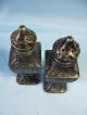 Antique Dsp Co.  203 Silverplated Salt & Pepper Shakers Cow & Windmills Other photo 1