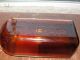 Schlotterbeck & Foss Portland Me Labeled Embossed Medicine Bottle Amber 1920s Bottles & Jars photo 1