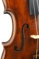 Antique 19th Century Violin,  Grafted Scroll,  Double Pinned, String photo 7
