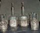 Rare Antique 1886 - 1928 Eg Webster & Son Silverplate And Glass Liquor Set Mixed Lots photo 1