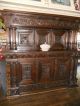 Antique,  Hand Carved Buffet,  1800 ' S Early 1900 ' S,  Germany,  Solid Oak 1800-1899 photo 10