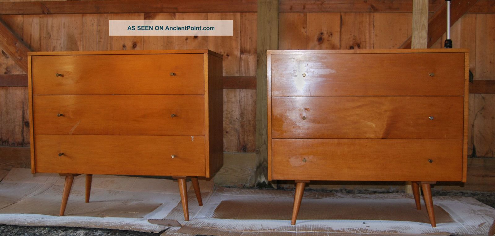 Pair Of Three - Drawer Planner Group Dressers By Paul Mccobb Post-1950 photo