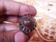 Antique Islamic Ethnic Middle Eastern Red Agate Men Ring Aqeeq Jewelry Cincin Islamic photo 4