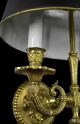 One Vintage Sconce Brass French Empire Tole Black Bronze Antique Black Restored Chandeliers, Fixtures, Sconces photo 2