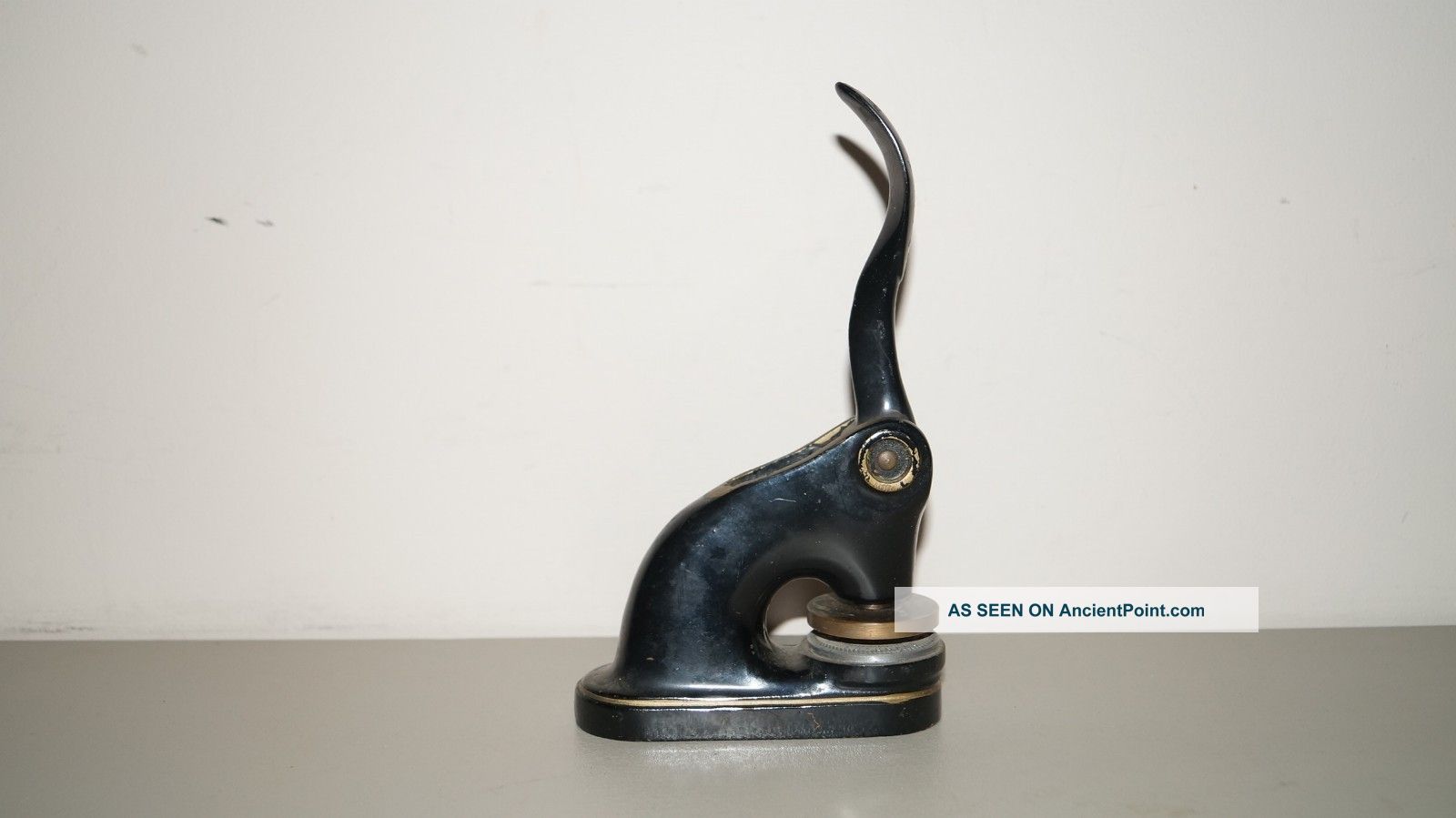 Antique Cast Iron Embossing Notary Paper Press Seal E ' S Inc Colorado - - Binding, Embossing & Printing photo