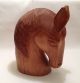 Antique Horse Sculpture,  Wwii Era North African Wood Carving Sculptures & Statues photo 7
