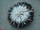 White,  Black,  Brown & Tan Feather / African / Headdress / Juju Hat Other photo 5