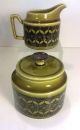 Vintage 6pc Hornsea Heirloom Ceramic Green Tea Set England Mid Century Modern Mid-Century Modernism photo 7