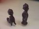 Two Cute Hagenauer African Children With Necklaces Signed Art Deco photo 1