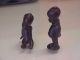 Two Cute Hagenauer African Children With Necklaces Signed Art Deco photo 5
