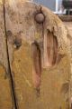 Antique Ships Salvage Block And Tackle/pulley Square Nails Huge Primitives photo 10
