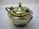 British Silver Plated Mustard Pot From T.  S.  S.  Caledonia Ship Endland Ca1900s Rare Other photo 1